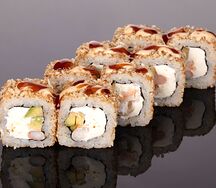 Ролл Эби в хрустиках