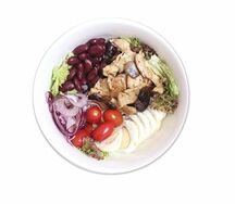 Салат курица с грибами