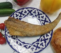 Минтай жареный