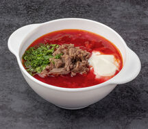 Борщ с курочкой