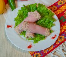Рулетики с индейкой