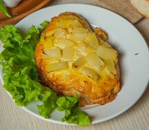 Отбивная куриная с ананасом