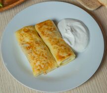 Блины с мясом