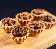 Тарталетка со сгущёнкой