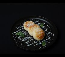 Сырники из рисовой муки со сгущёнкой