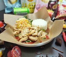 Рис с кисло-сладким соусом