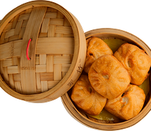 Жареные манты с джусаем и яйцом (5 шт.)