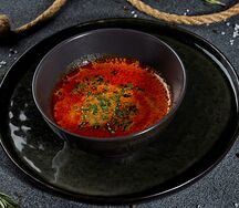 Суп из акулы и креветок