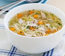 Суп из домашней курицы
