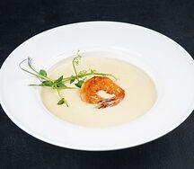 Сырный суп с беконом