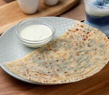 Кутаб с сыром и зеленью