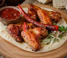 Куриные крылышки на мангале