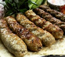 Ассорти из люля-кебаб с гарниром