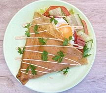 С ветчиной и сыром