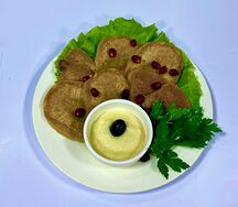 Язык говяжий с хреном