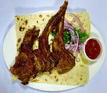 Шашлык из бараньей корейки