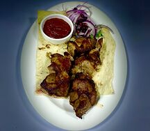 Шашлык из cвинoй шейки