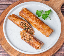 Блинчики с курицей и грибами