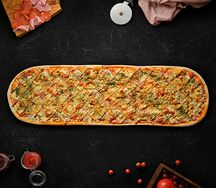 Острая курица-ветчина метр