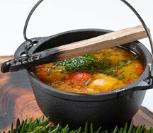 Уха из судака и сазана