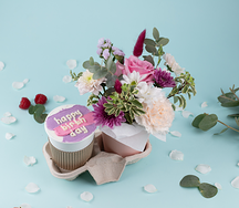 Набор Букет Роза в цветах и десерт