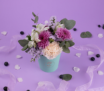 Букет цветов Неожиданный сюрприз в стакане