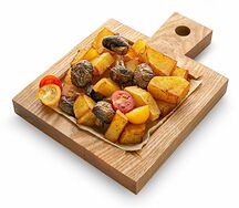 Картофель, жаренный с грибами