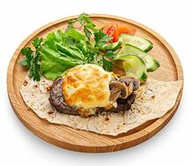 Мясо под грибной шапкой