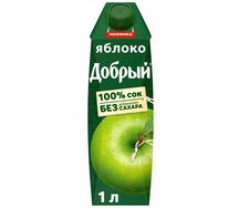 Сок Добрый яблочный 100%