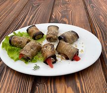 Рулетики из баклажанов