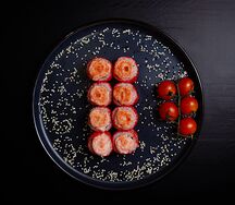 Запеченный с креветкой