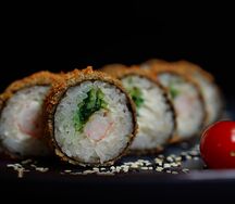 Жаренная креветка