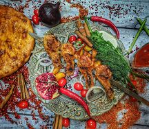 Шашлык из куриной голени