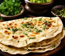 Кутаб с сыром и зеленью