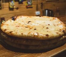 Пирог с мясом и картошкой