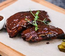 Рёбра BBQ Bourbon