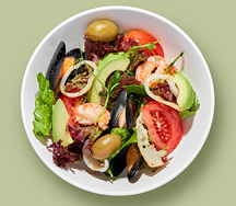 Сицилийский с морепродуктами салат