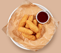 Сырные палочки с бруснич. соусом