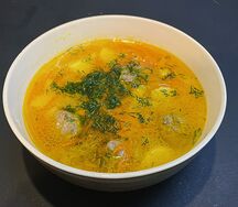 Суп с фрикадельками