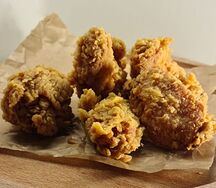 Крылья куриные в чесночном соусе