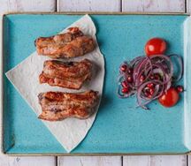 Шашлык из свиных ребрышек