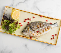 Дорадо на мангале