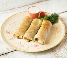 Блины с мясом