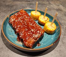 Свиные ребрышки BBQ