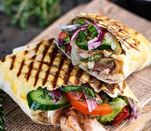 Донер в пите с курицей