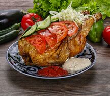Курица гриль с начинкой