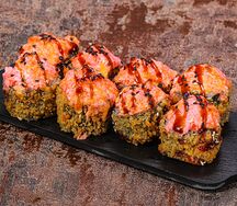 Запеченные с лососем