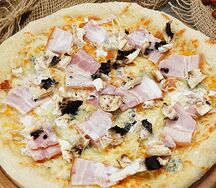 Пицца Бекон с грибами