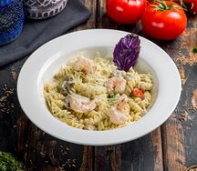 Паста с креветками