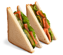 Сэндвич с лососем